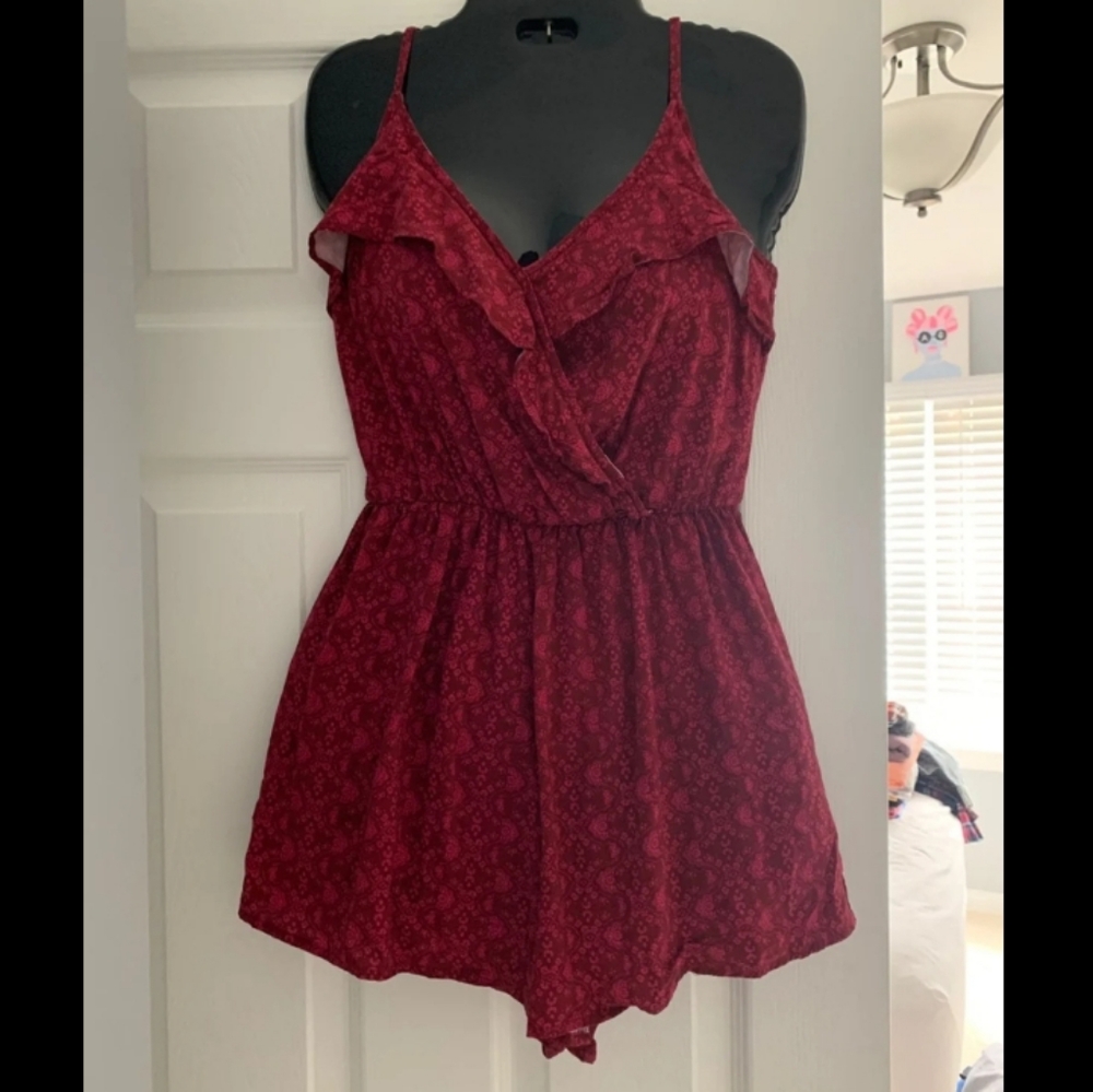 MAKE OFFER! Hollister Red Romper